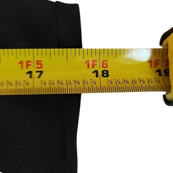 Sam Edelman Black Satin Spaghetti Strap Dress Size 8 - Picture 11 of 11